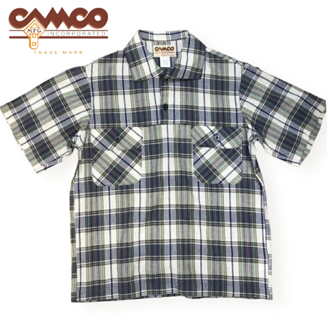 送料無料 CAMCO【カムコ】2 UTILITY SHIRTS S/S 半袖 ユーティリティーシャツ メンズ(男性用)【smtb-m】｜インポートショップ　メイン 10,296円