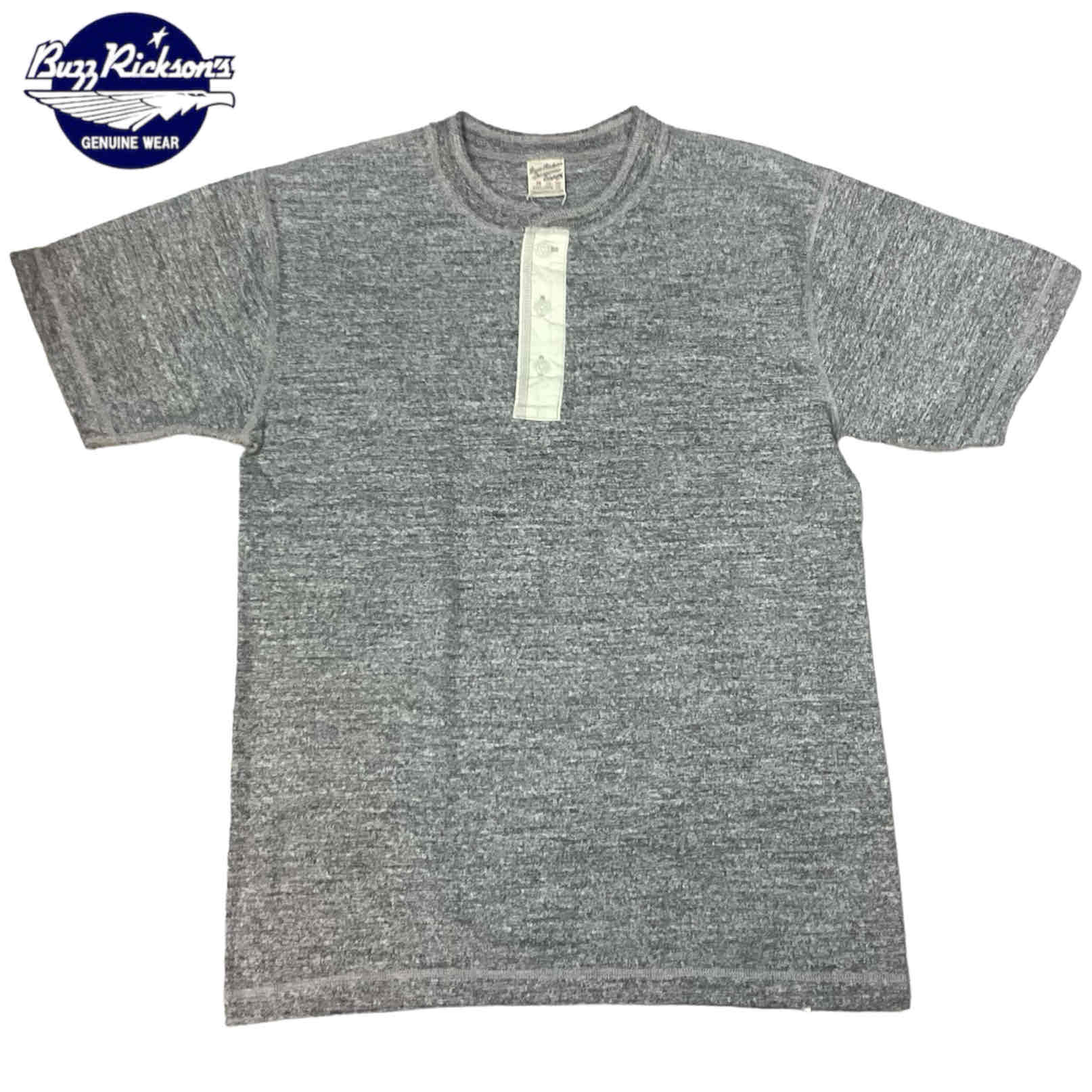 送料無料 BUZZ RICKSON'S【バズリクソンズ】HENLY S/S スラブヘンリーネックTシャツ メンズ(男性用)【smtb-m】