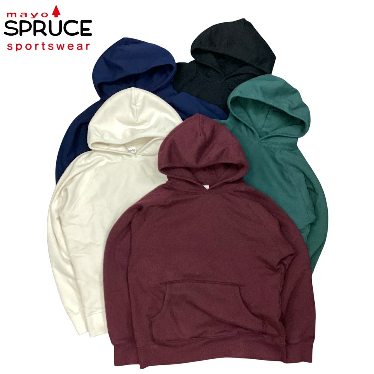 貨物輸送無料 MAYO SPRUCE【メイヨー スプルース】2 SOLID PULL HOOD SWEAT L/S 長袖 プルフード 汗水 汗水 メンズ(成人男性用)【smtb-m】