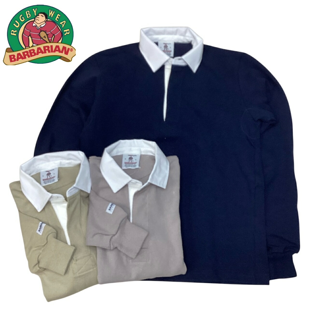 【Nack1009(断捨離中)新品】バーバリアン L カナダ製長袖 Nack1009(断捨離中)新品】バーバリアン L カナダ製長袖