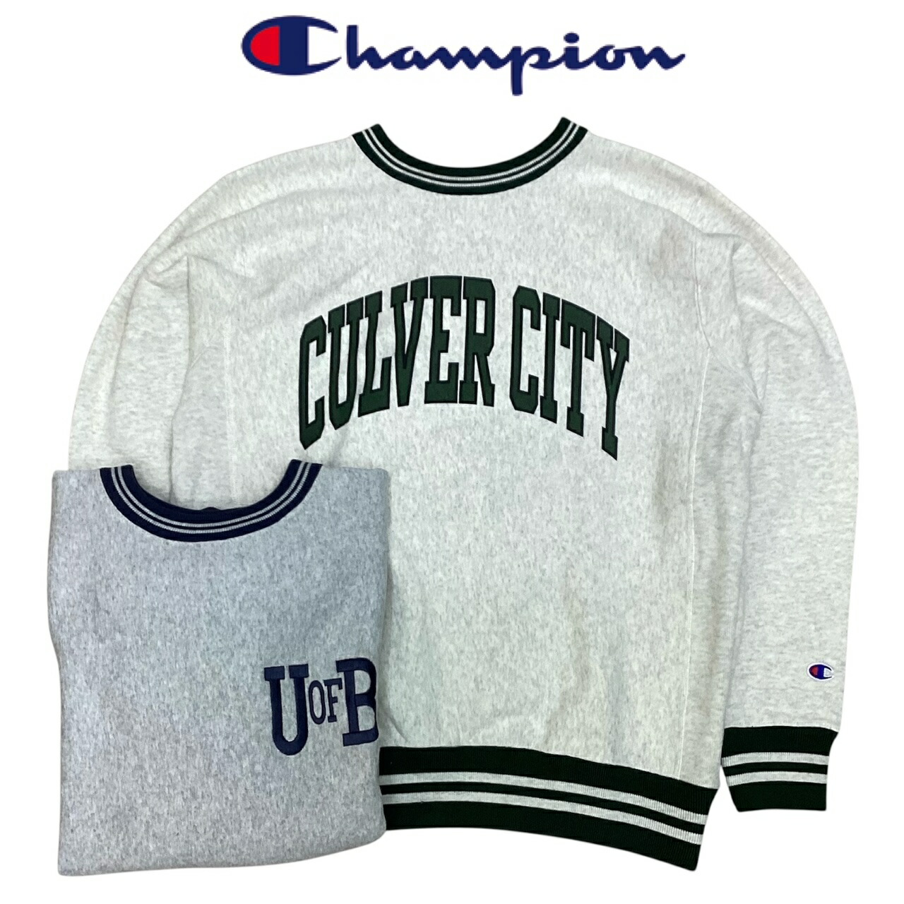 送料無料 CHAMPION【チャンピオン】R/W CREW P-SWEAT 2 リブライン 長袖 リバースウィーブ スウェット スエット メンズ(男性用)【smtb-m】