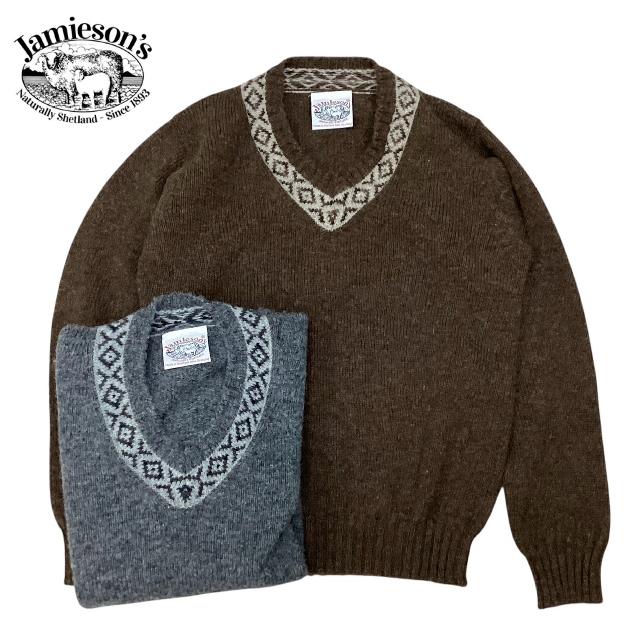 楽天市場】スコットランド製 送料無料 JAMIESON'S【ジャミーソンズ