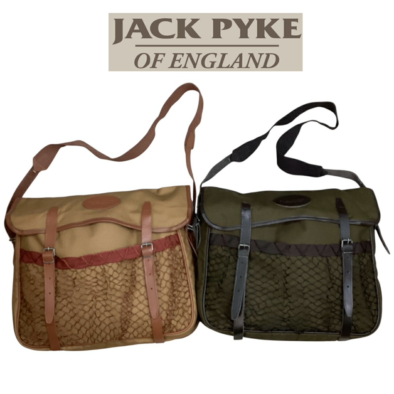 貨物輸送無料 JACK PYKE【ジャックパイク】GAME BAG ショルダーバッグ 綿織物帆布 メンズ レディース (男女兼用) 【smtb-m】