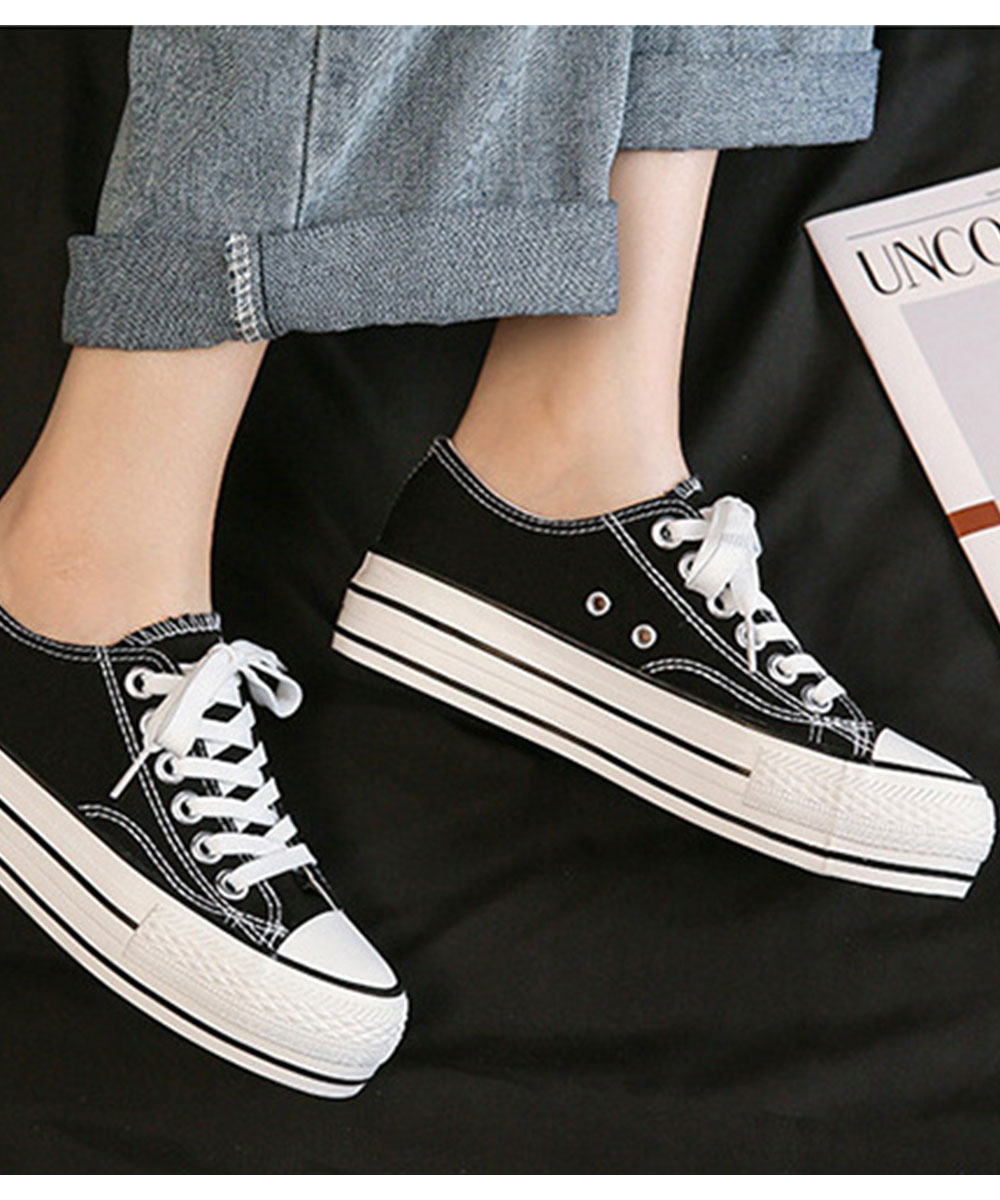 楽天市場 キャンパスシューズ スニーカー シューズ 厚底 靴 ストリート スポーツ ストリート系 レジャー スニーカー シンプル 紐靴 オールシーズン 韓国ファッション 秋冬服 レディース プチプラ オフィスカジュアル 大人 ストリート セクシー ホーム Maison De Latir