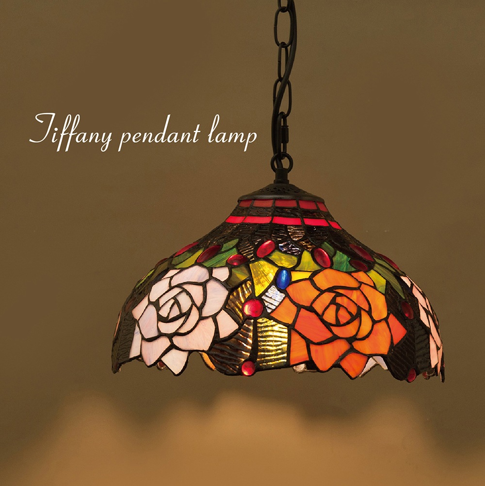 楽天市場】チューリップ ステンドグラス ペンダントランプ : Maison de