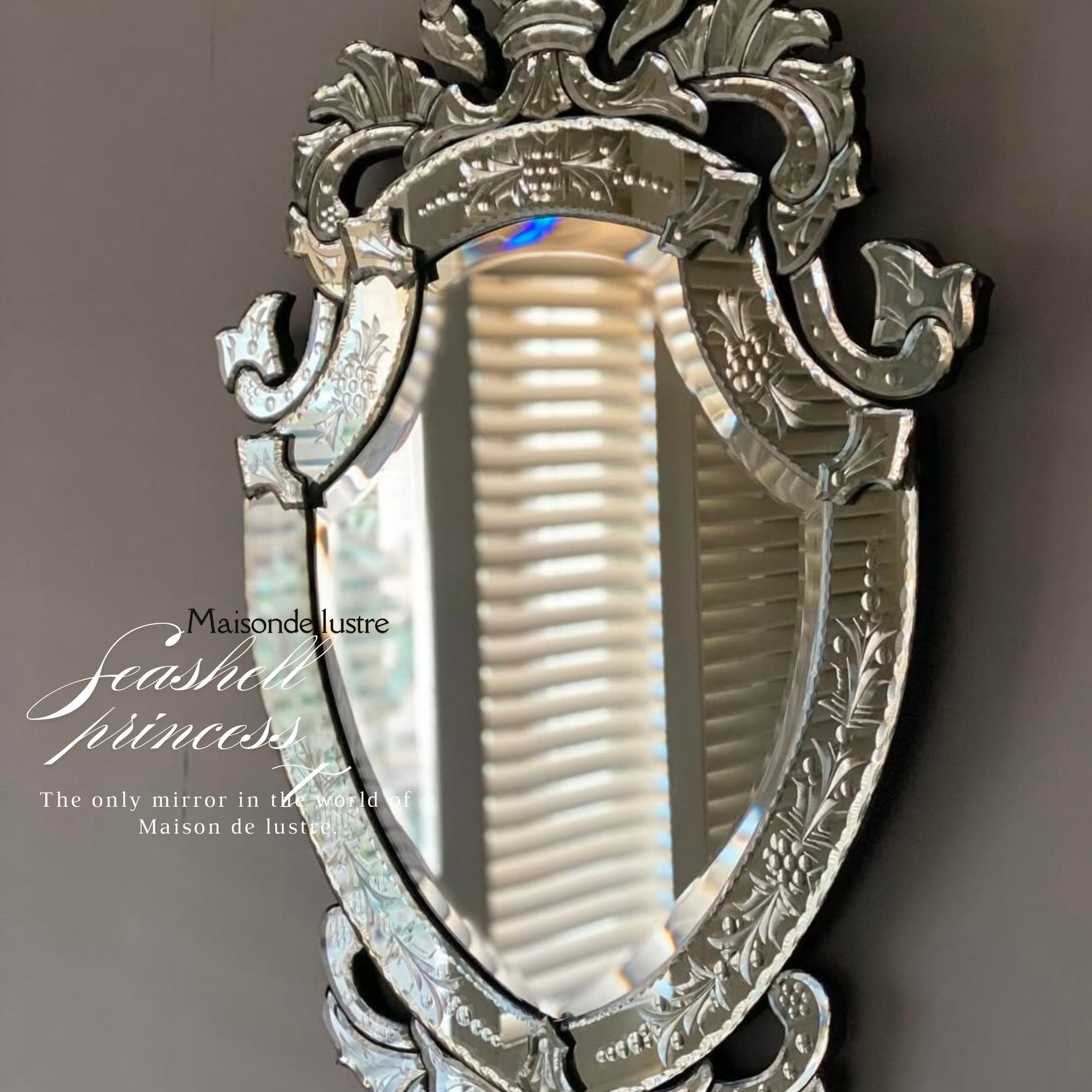 楽天市場】ミラー 鏡 壁掛け ウォールミラー シェル 貝 インテリア