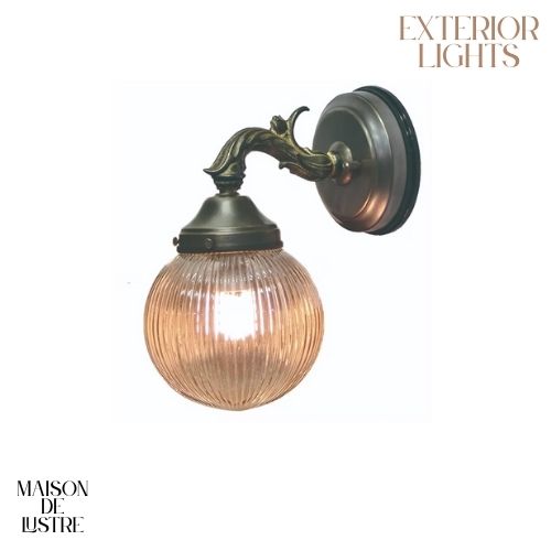外灯 Exterior Lamp FC-WO857A 312ウォールランプ 防湿 防雨 デッキライト エクステアライト ブラック LED電球付属 玄関 屋外 庭 店舗 おしゃれ ウォールランプ 壁掛け照明 1年間保証|Maison de lustre