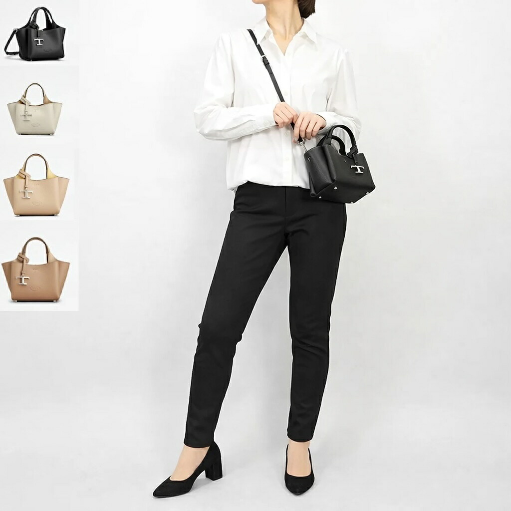 即発可能 TOD'S トッズ Tタイムレス レザー バッグ マイクロ MICRO SHOULDER BAG 送料関税込み レディース レザー 新品 XBWAPAFL000QRI