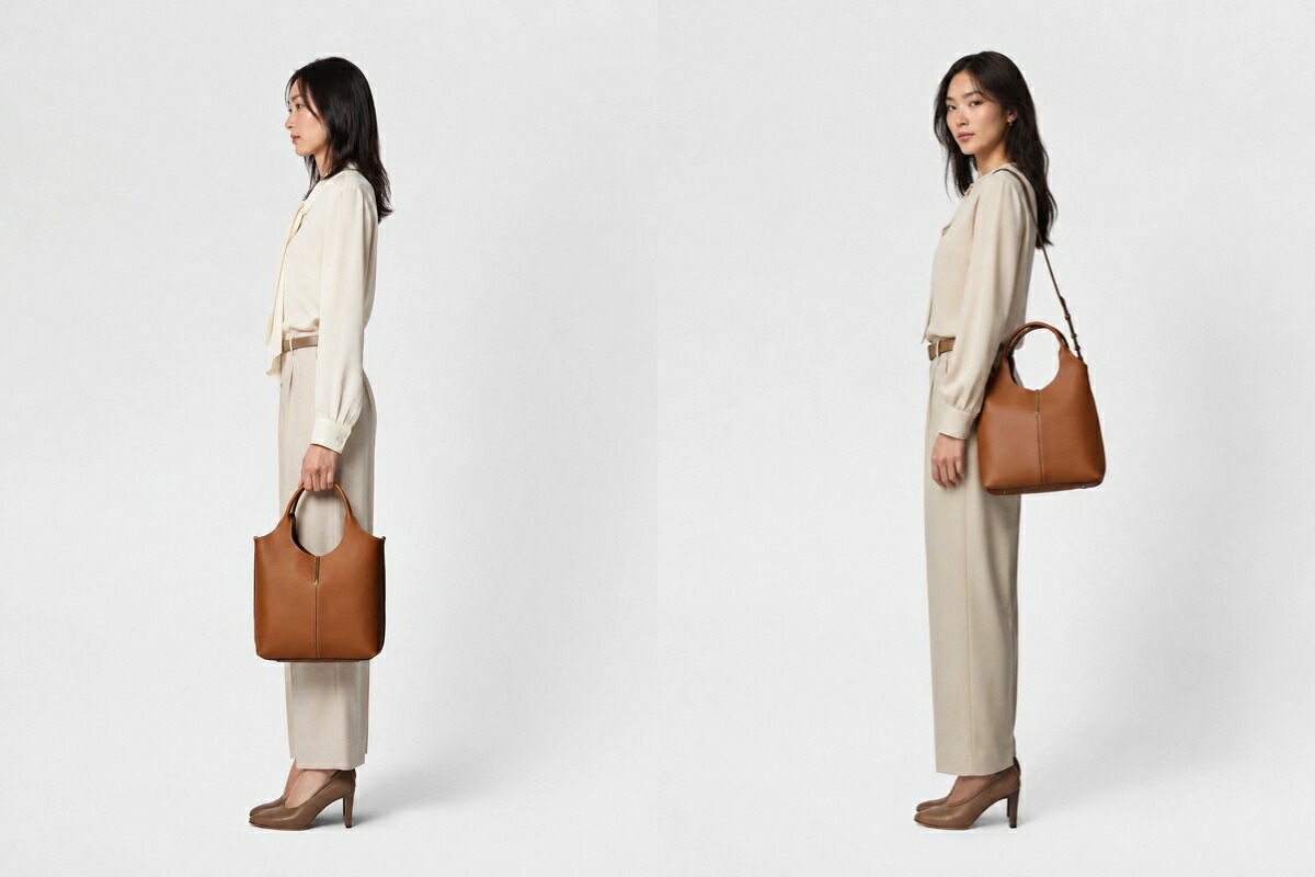 即発可能 TOD'S トッズ スモール ショッピング トート バッグ ブラウン SMALL SHOPPING BAG BROWN 送料関税込み レディース レザー 新品 XBWEBRF0200UBL2L83｜MaisonDiDi
