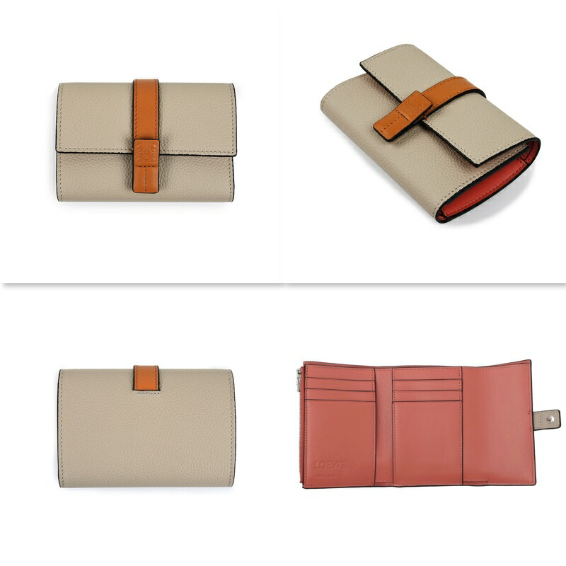 楽天市場】Loewe ロエベ ぺブル バーティカル ウォレット スモール