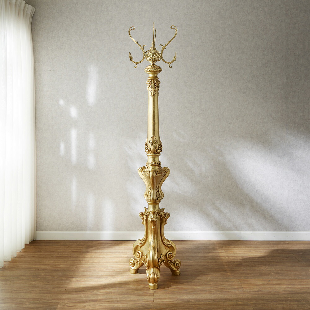 楽天市場】イタリア製 真鍮コートハンガー ゴールドコート