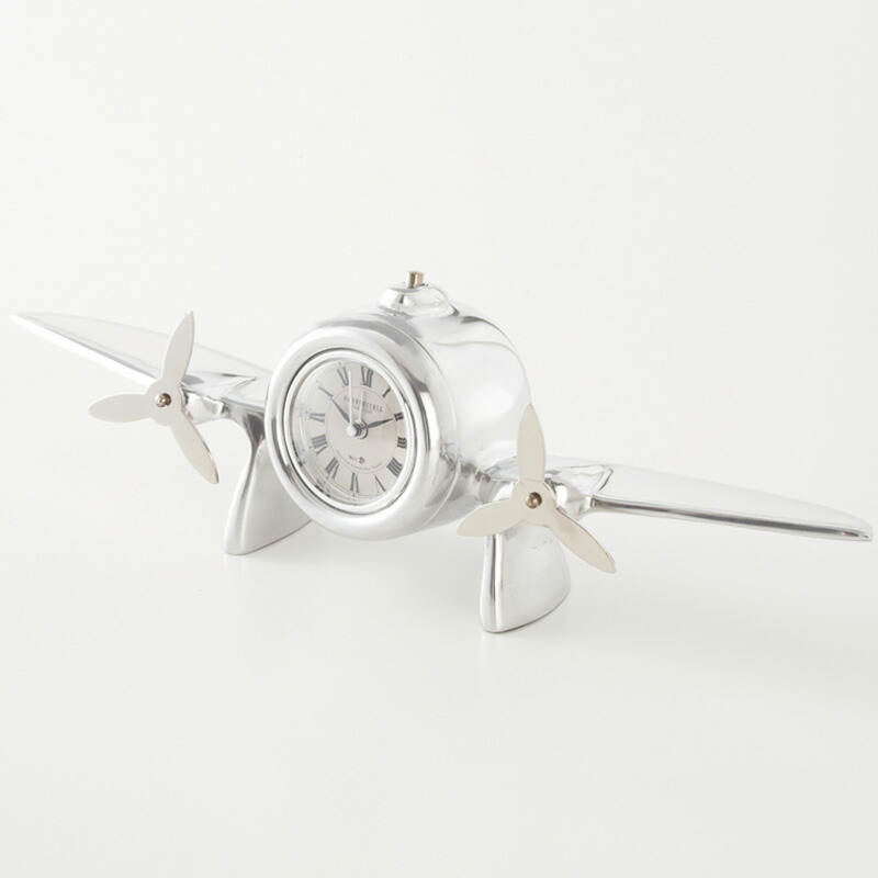 オーセンティックモデルズ フライトクロック アールデコ調 / 時計 置き時計 飛行機モチーフ インテリア 小物 輸入雑貨 おしゃれ ギフト プレゼント AuthenticModels｜輸入家具　メゾン・ド・マルシェ