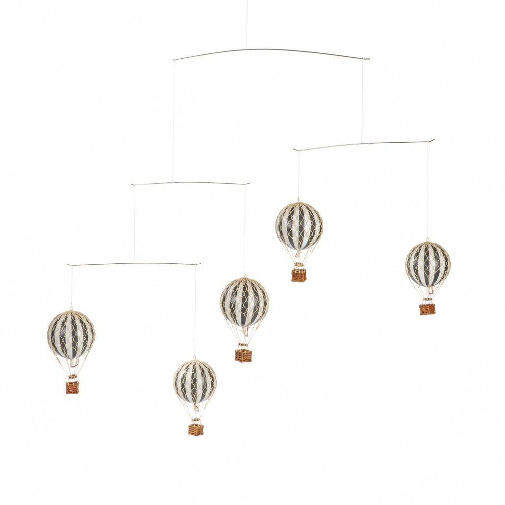 楽天市場】バルーン モビール 気球 ブラック 18cm オーセンティック