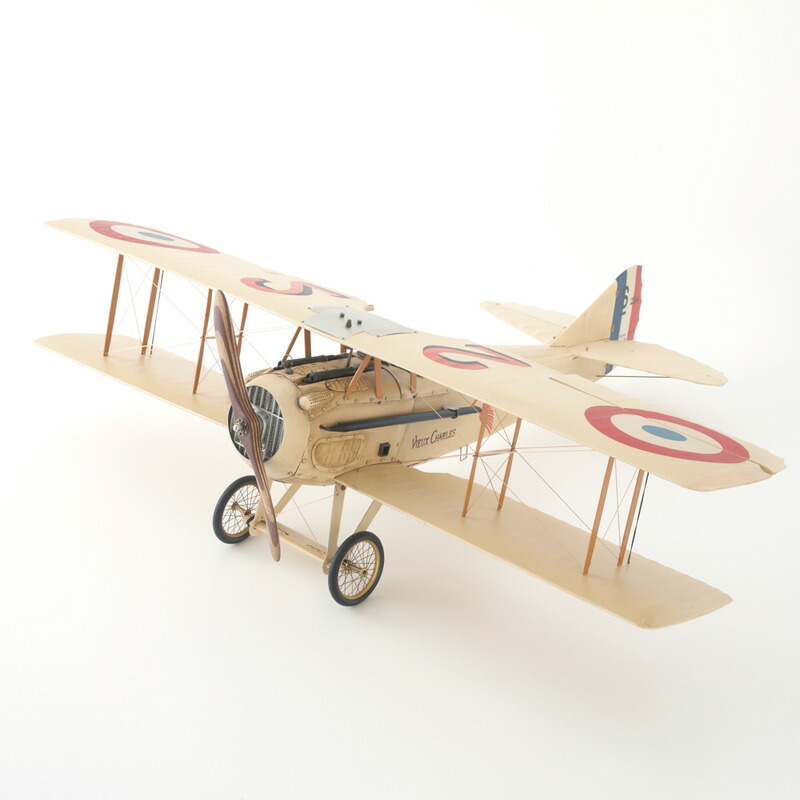 オーセンティックモデルズ S.XIII フランス / Spad スパッド 戦闘機 飛行機 航空機 複葉機 ミニチュア レプリカ マニア 輸入雑貨 玩具 ギフト プレゼント スタイル Vieux Charlse AuthenticModels|輸入家具 メゾン・ド・マルシェ
