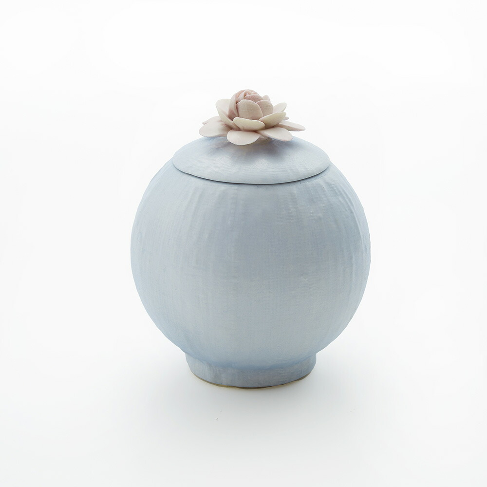 VILLARI ヴィラリ フラワーシュガーボウル ブルー / 神戸店にて展示販売中 輸入雑貨 Marie-Antoinette Blue & Pink Sugar Bowl
