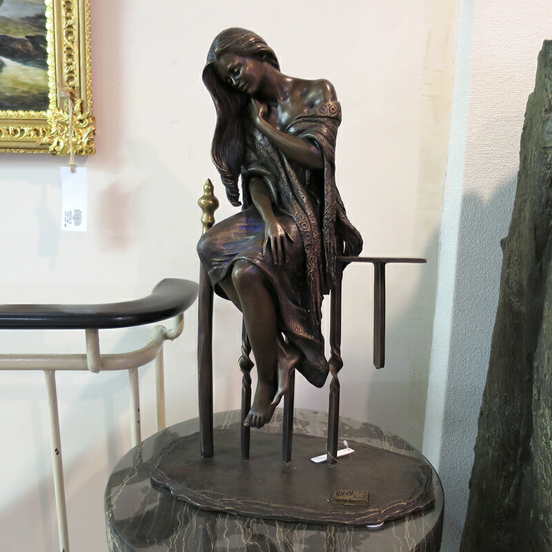 楽天市場】ブロンズ 女性像 H82cm 銅像 存在感のある ヴィーナス