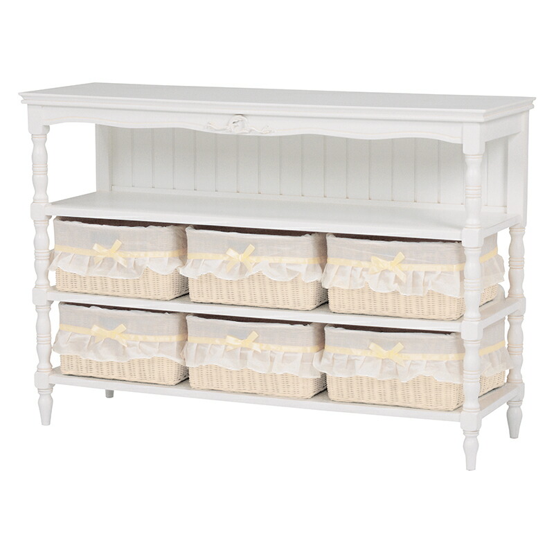 【姫家具】ホワイトラタンドレッサー 楽天市場】ドレッサーセット ホワイト 幅75cm / 棚 収納