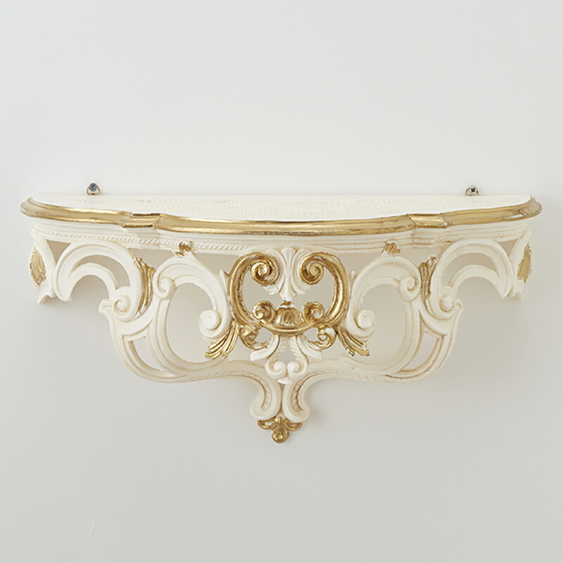 楽天市場】イタリア製 壁掛けコンソールデコレーション コンソール