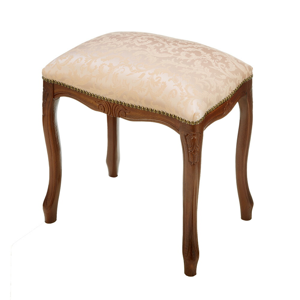 楽天市場】イタリア製 スツール ファブリック ストライプ柄 猫脚