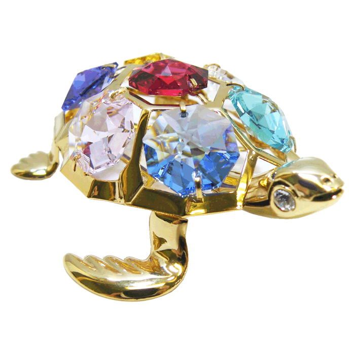 SWAROVSKI - スワロフスキー SWAROVSKI 海ガメの赤ちゃん 2011年廃盤品 オブジェ 置物 826480【中古】 スワロフスキー SWAROVSKI 海ガメの赤ちゃん 2011年廃盤品