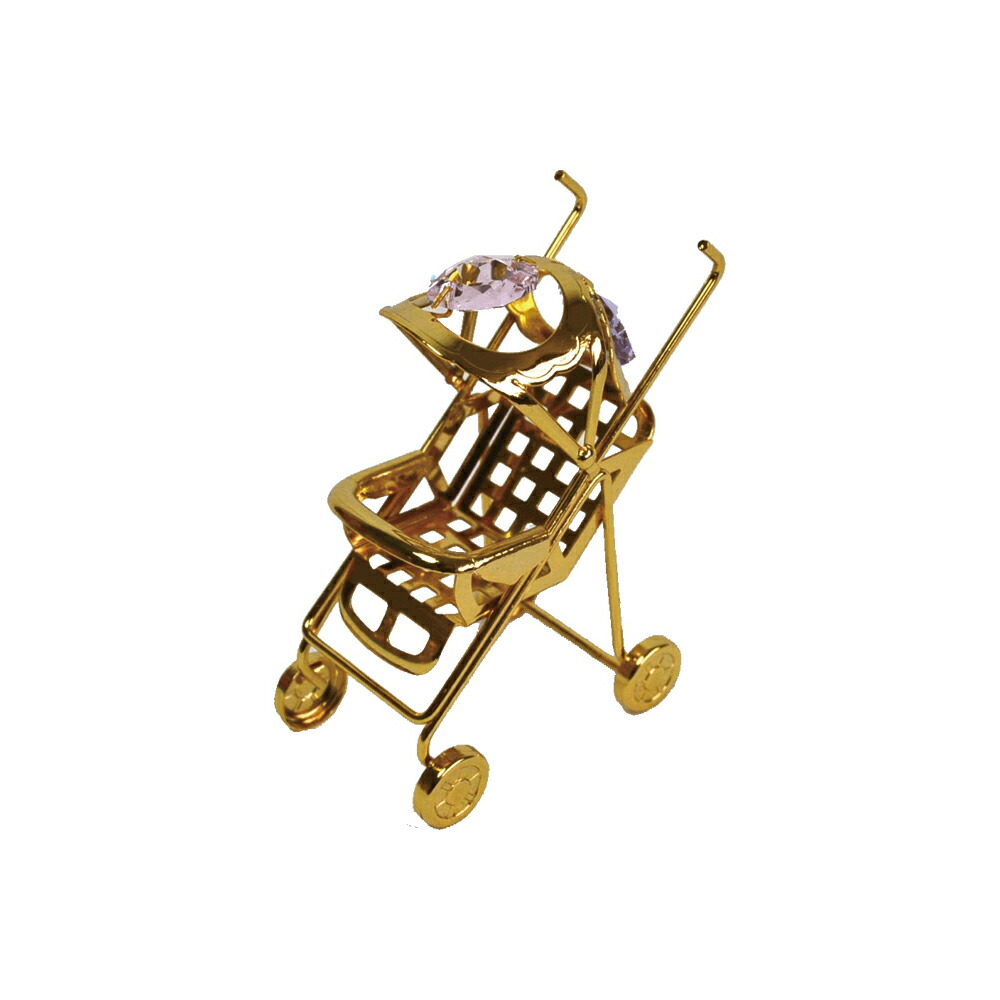 楽天市場】スワロフスキー オーナメント ベビーカー 01605 【 ガラス