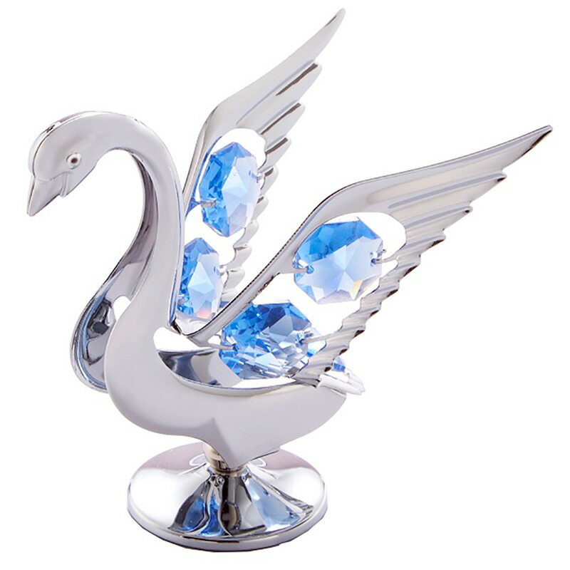 楽天市場】クリスタルオーナメント 孔雀クジャク オブジェ クリスタル