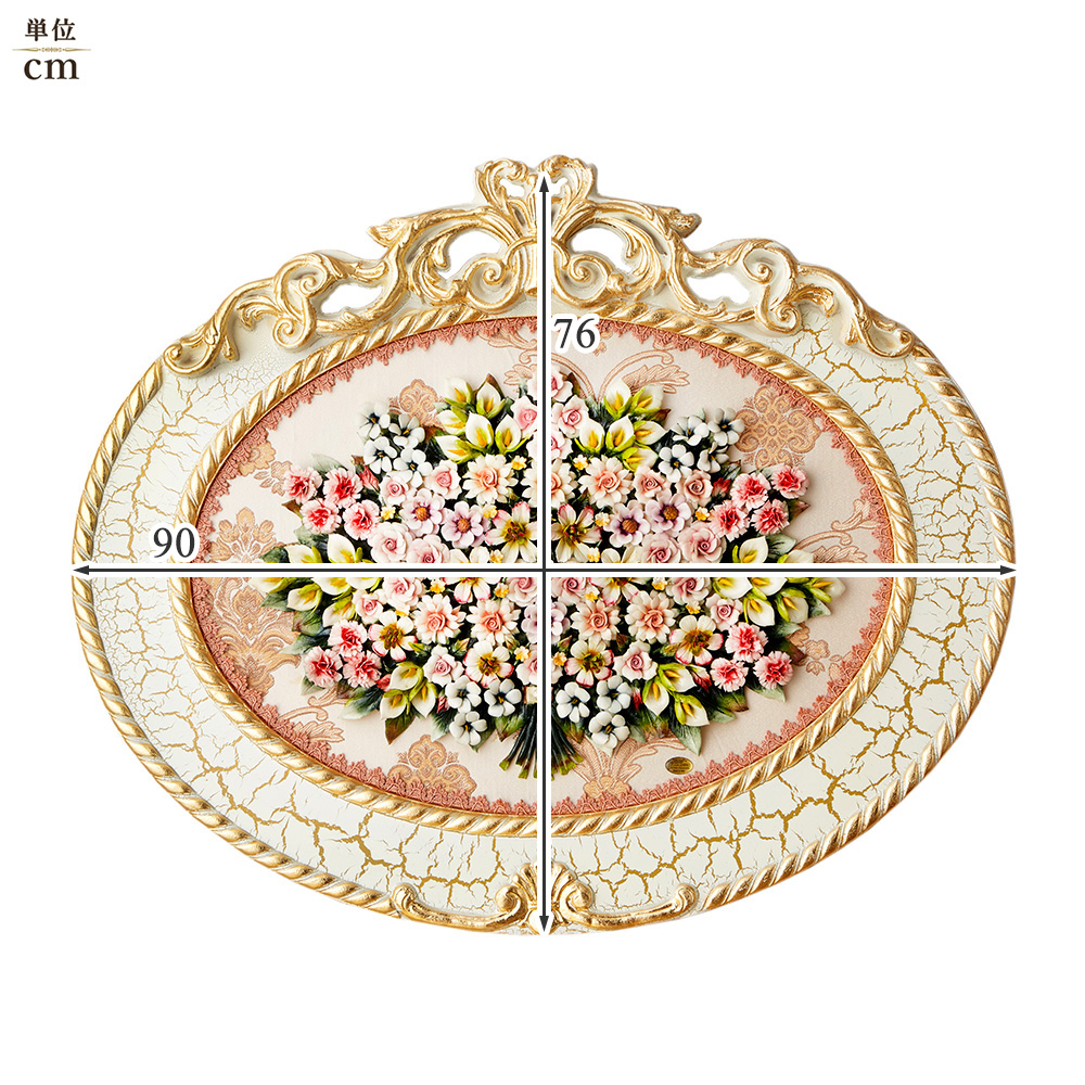 ITALIA CORNICI 額絵 コルニチ 花 円 スタイル IC-00022 フラワー 装飾