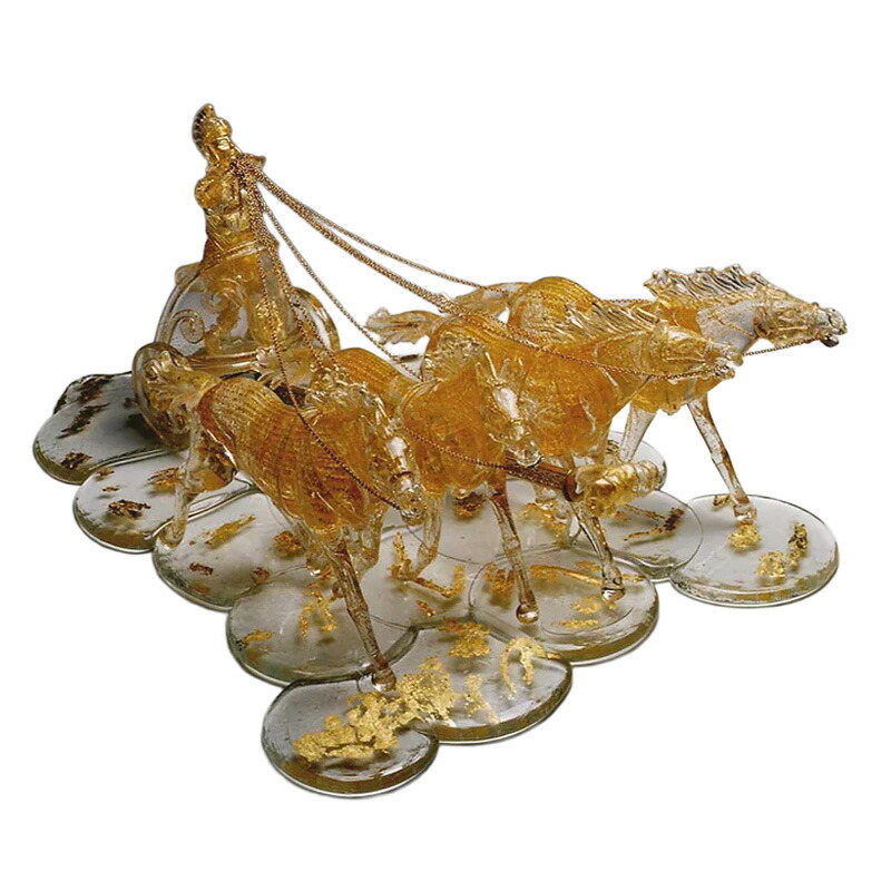 楽天市場】ローマ時代のチャリオット（戦闘用馬車）ブロンズ風