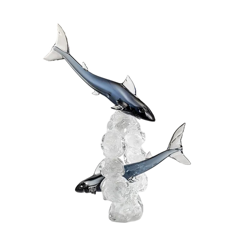 楽天市場】サメ ベネツィアガラス【送料無料】イタリア ベネツィア