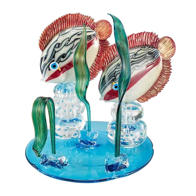 楽天市場】【送料無料】イタリア ムラーノガラス 魚 オブジェ Italy