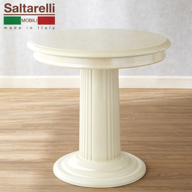 【楽天市場】サルタレッリ フローレンス ランプ テーブル （ミニテーブル) アイボリー 幅60cm / 白家具 白 イタリア製 プリンセス 姫