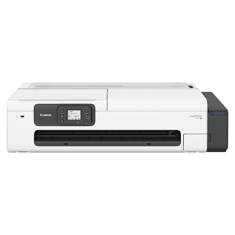 【New】キヤノン Canon ラージフォーマット プリンター imagePROGRAF TC-21M (A4フラットベットスキャナー搭載 大判 プリンター A1ノビ 対応 コンパクト デスクトップ モデル )拡大 コピー機能 学習用教材 CAD ポスター|Maison Outre