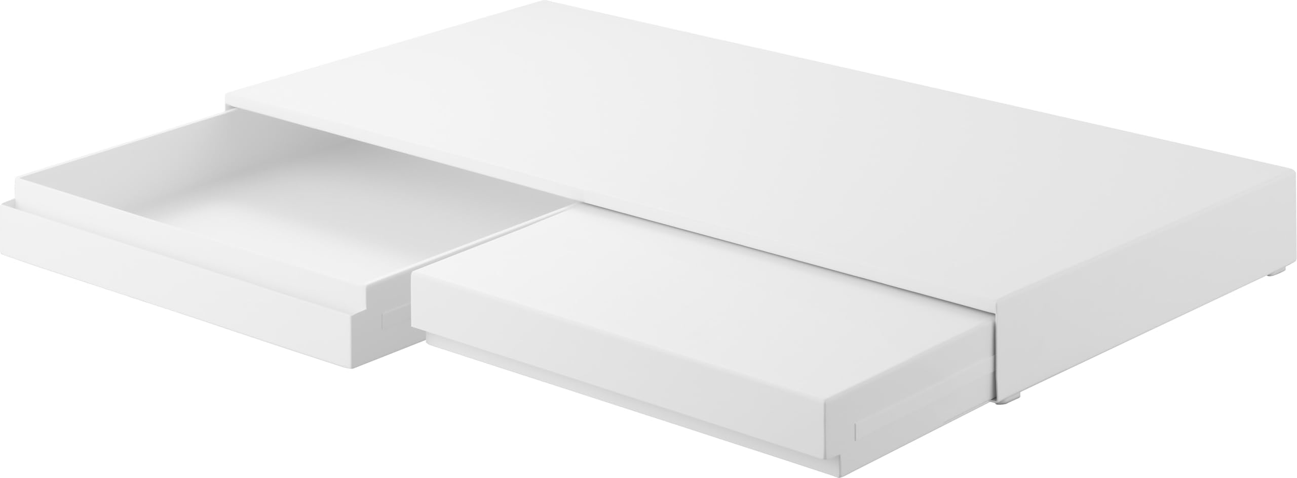 山崎実業(Yamazaki) 【完成品 ストッパーのみ要取付】 リバーシブル キッチン家電下 スライドテーブル & 引き出し W80 ホワイト W80×D40・73×H8.2cm タワー tower 作業台 一時置き キッチン収納 ワイドサイズ 10693|Maison Outre