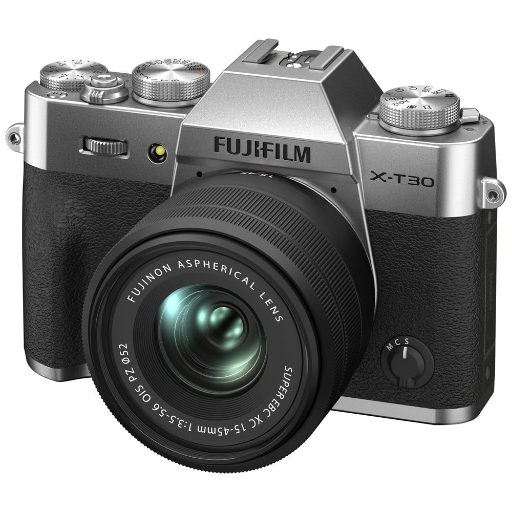 富士フイルム(FUJIFILM) ミラーレス一眼 X-T30II XCレンズキット シルバー F X-T30 II LK-1545-S JP 日英二言語モデル|Maison Outre