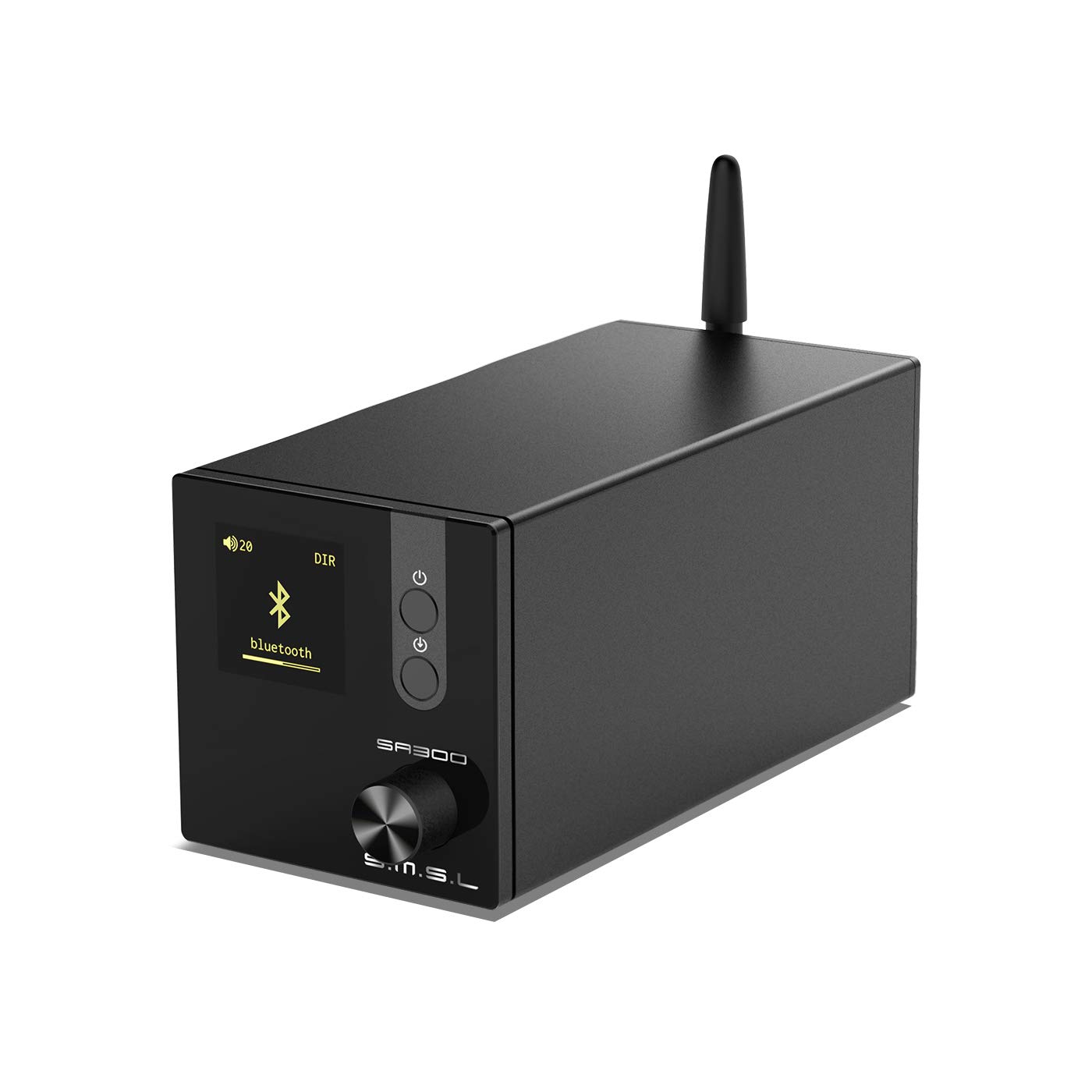 SMSL SA300 Bluetooth 5.0 アンプ パワーアンプ HI-FI クラスDオーディオ デジタルアンプ「MA12070」アンプIC搭載/80Wx2大出力/EQ・高低音調節可能/リモコン操作/Bluetooth Apt-X/2.1ch・2.0