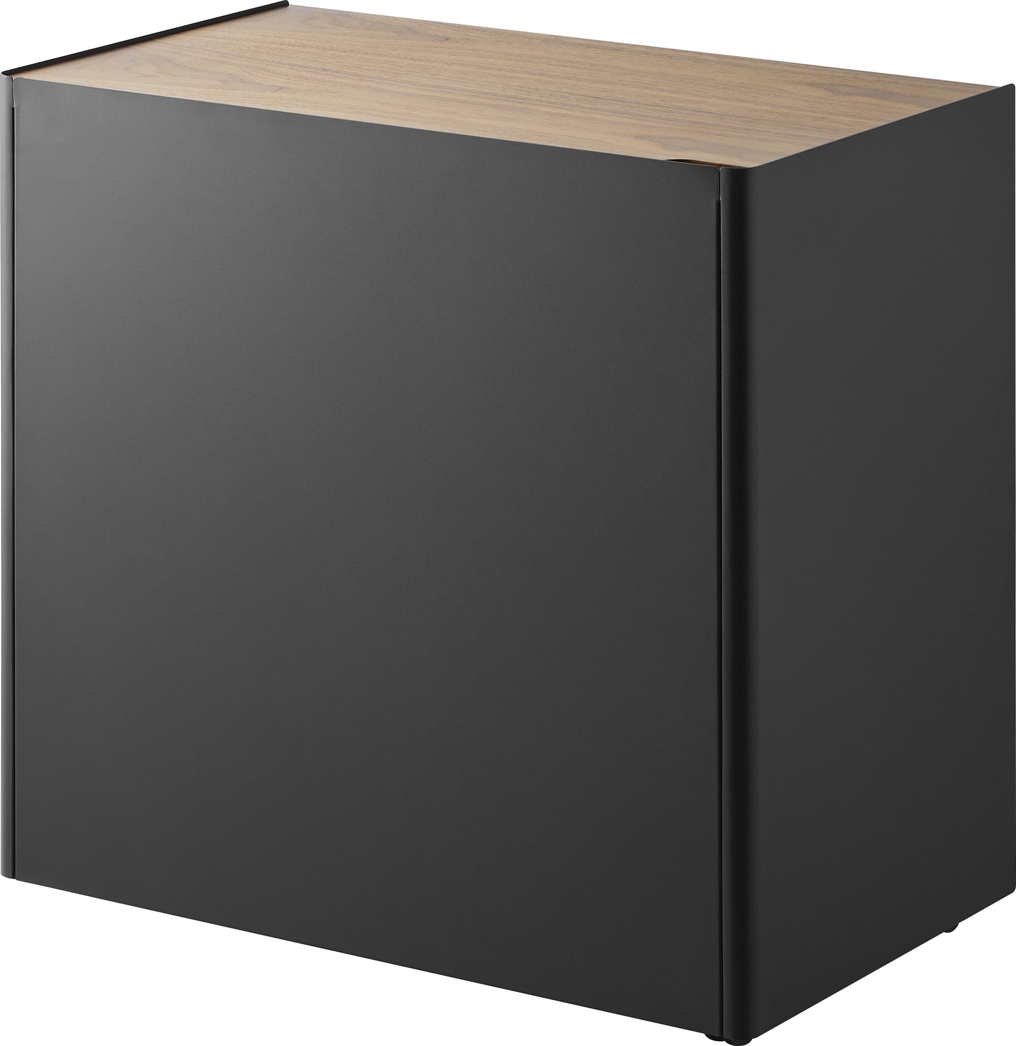 山崎実業(Yamazaki) 隠せる テレワークワゴン ブラック W60.3×D35.3×H59cm(キャスター含む) タワー tower 目隠し 隠す収納 サイドワゴン 高さ調節可能 1425|Maison Outre