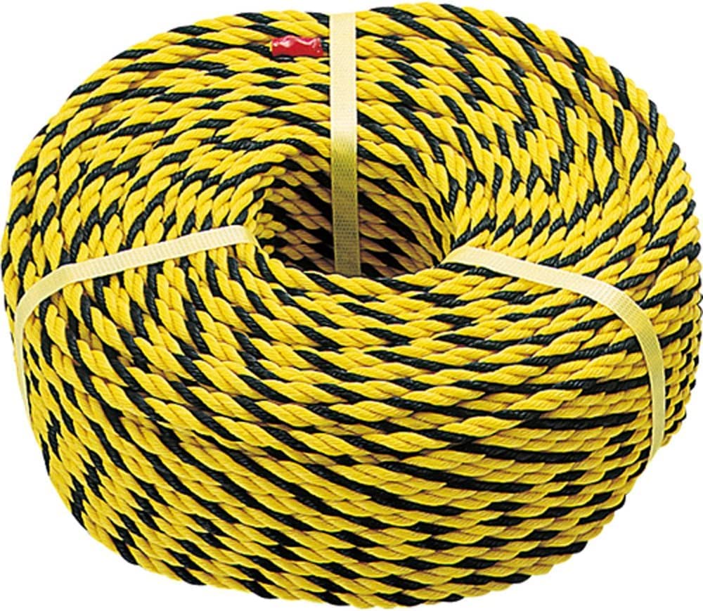 TRUSCO(トラスコ) 標識ロープ 3つ打 10.0mm×30m R-1230T × 15巻 【ケース販売】|Maison Outre