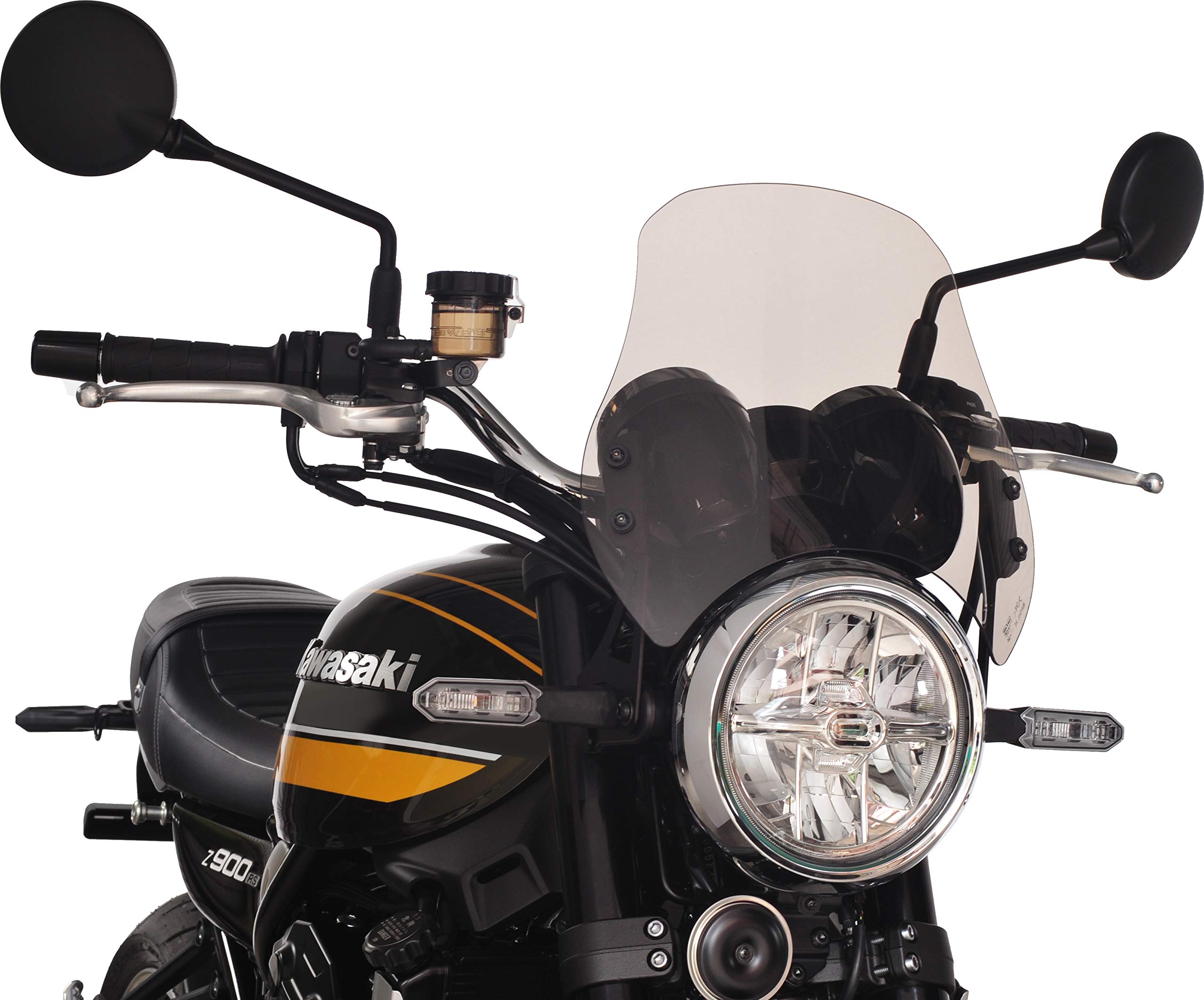旭風防(AF ASAHI) スクリーン メーターバイザ— ブラウンスモーク 専用設計 Z900RS CZ-05|Maison Outre