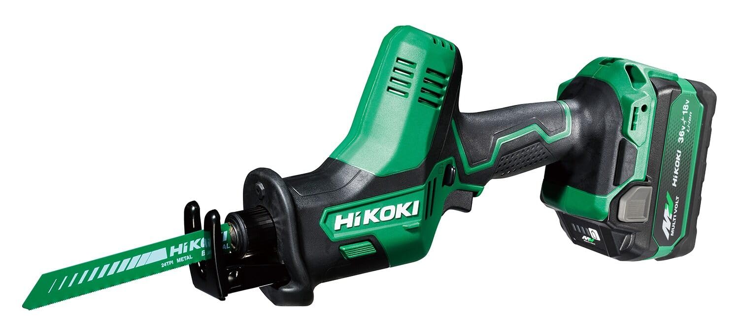 HiKOKI(ハイコーキ) 18V セーバソー CR18DA 充電式 レシプロソー 新型蓄電池1個・充電器・ケース付 CR18DA(XPZ)