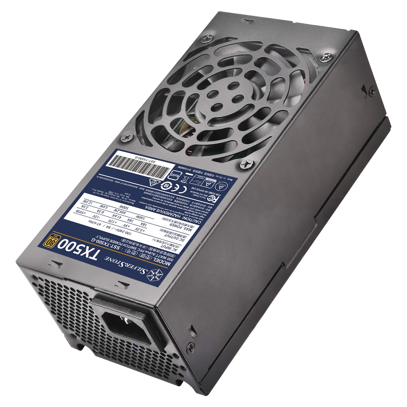 Silver Stone TFX 電源 直出しスリーブケーブル電源 80Plus Gold認証 ATX電源 500W SST-TX500-G【日本正規代理店品】|Maison Outre