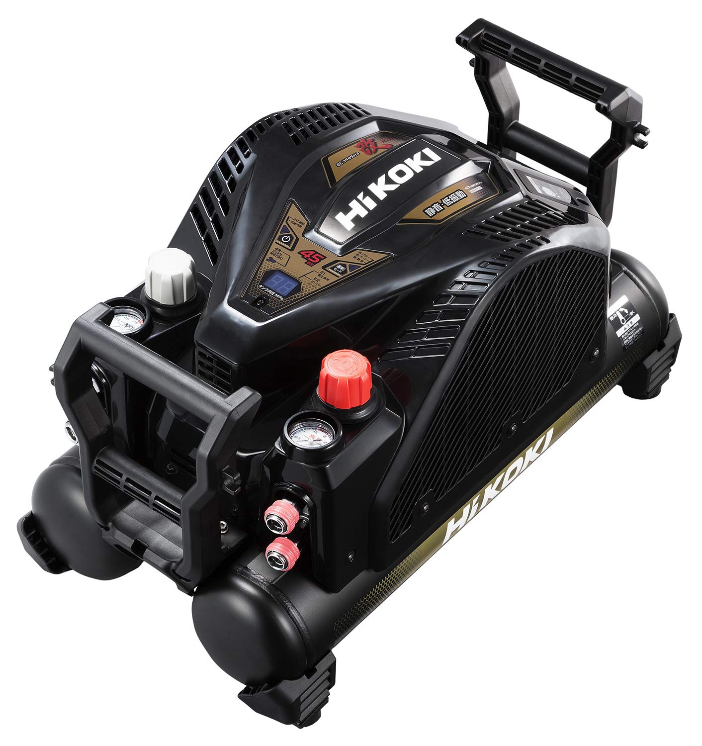 HiKOKI(ハイコーキ) 釘打機用エアコンプレッサ タンク容量12L タンク内圧45気圧 低騒音59dB 高圧/一般圧対応 セキュリティ機能なし EC1445H3(CTN)｜Maison Outre