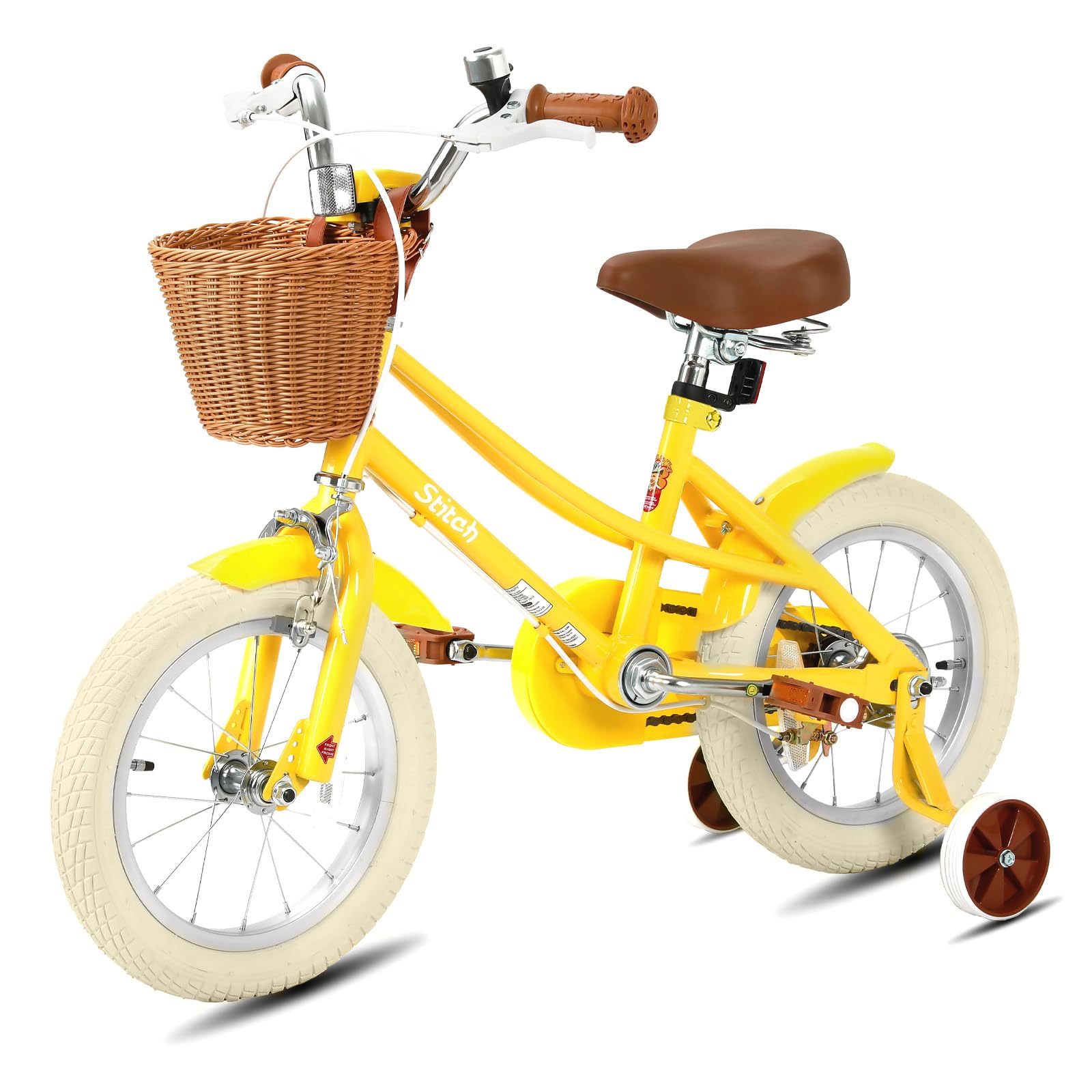 JOYSTAR 子供用自転車 12、14、16、20インチ Fantasy 前カゴ ベル 補助輪付き キッズバイク バランス感覚 お祝い プレゼント ギフト かわいい 女の子 男の子 ミントグリーン ピンク パープル イエロー|Maison Outre