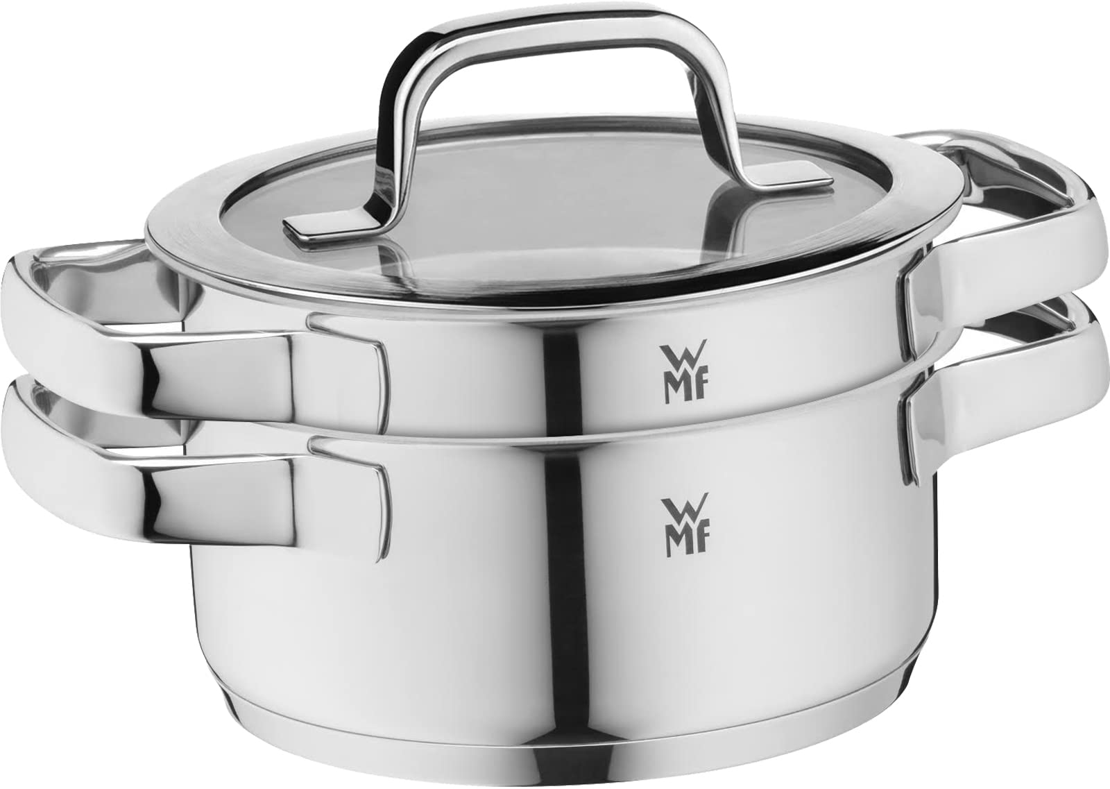 WMF 鍋 2点セット 16cm コンパクト クイジーン (ハイキャセロール・ローキャセロール) 16cm 2Pセット W9974