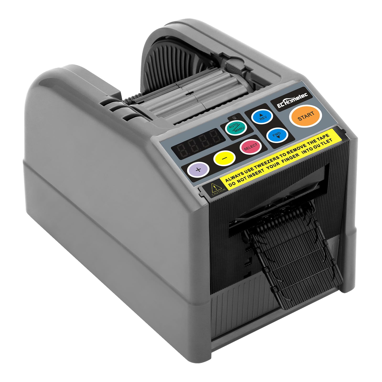 EC Hometec 電動 オート 磁気テープ切断機 お役目用 自動小銃磁気テープディスペンサー 多役立つこと 電動磁気テープ切断機 マスキング磁気テープ相応う 2本取りすてる相応う 記憶装置役立つこと 進め方能率UP 荷拵え荷拵え進め方に至適 （6-60 粍磁気テープ当てはめる）110V 日本語取りまわし書きあらわす書