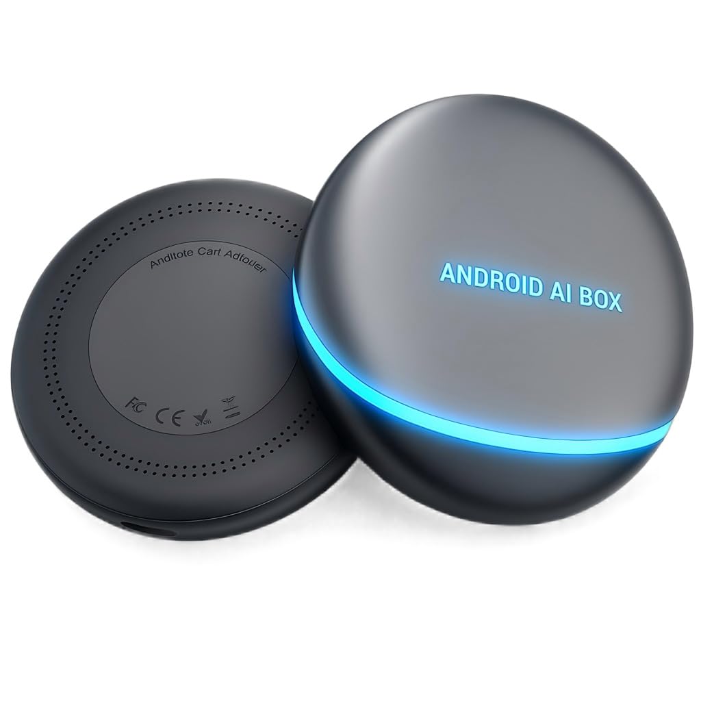 AUSATOYN 【新型】 Ai Box ワイヤレスCarPlay CarPlay aibox Android12 Aiボックス HDMI出力 ワイヤレスカープレイ Android Auto ナビタブレット化 車でネットフリックス見る カーナビでユーチュー｜Maison Outre