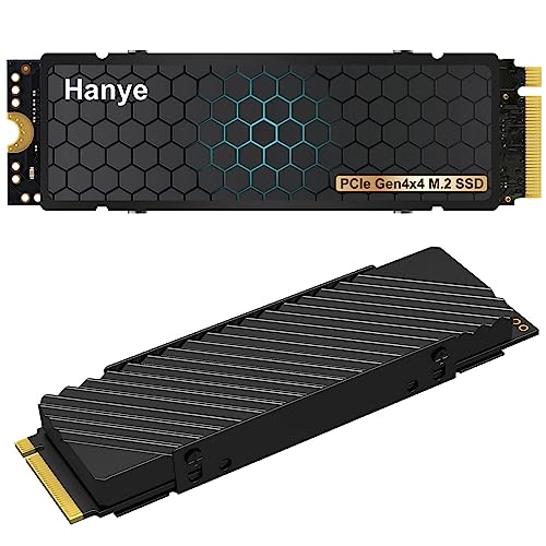 Hanye SSD 1TB PCIe Gen4x4 M.2 NVMe 2280 ヒートシンク搭載 PS5動作確認済み R:7450MB/s W:6700MB/s 高耐久3D NAND TLC HE70 正規代理店品メーカー5年保証｜Maison Outre