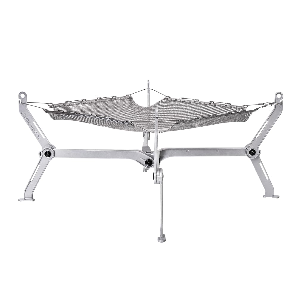 MONORAL (モノラル) コンパクト メッシュ 焚き火台 ワイヤフレーム ソリッドラージ (耐荷重10kg) MT-0118 (Large)｜Maison Outre