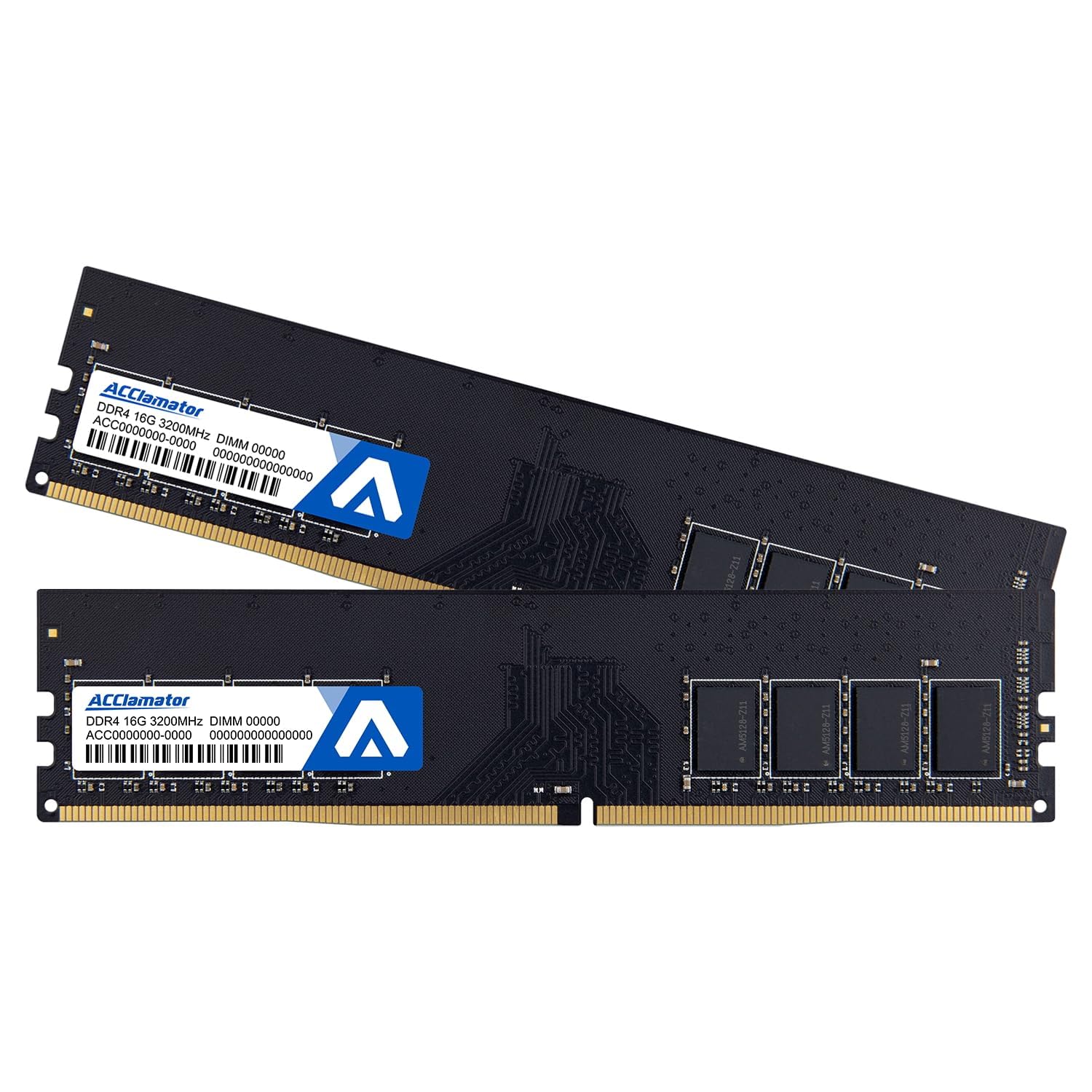 Acclamator DDR4 3200MHz デスクトップPC用 メモリ 32GB(16GB x 2枚) / PC4-25600 XMP CL18 1.35V 小型ケースやスペースが限られているコンピュータに最適｜Maison Outre