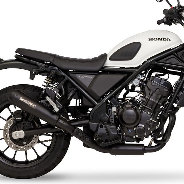 モリワキ(MORIWAKI) フルエキゾーストマフラー SHORT MEGAPHONE BLACK CL250 23 01810-H01W6-00｜Maison Outre