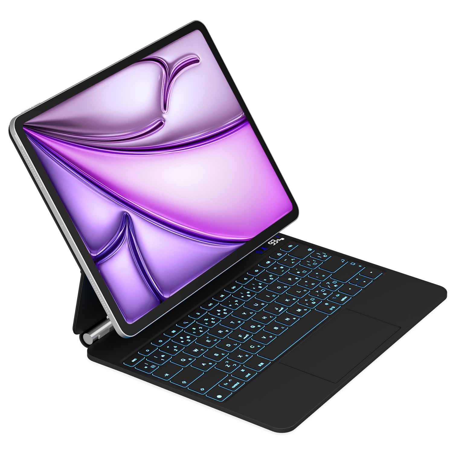 iPadマジックキーボード Foeytaody i-Pad Air 13インチ(2026 M4/2025 M3/2024 M2) i-Pad Pro12.9インチ第3/4/5/6世代対応 日本語配列 トラックパッド 7色バックライトショートカットキー列 磁|Maison Outre